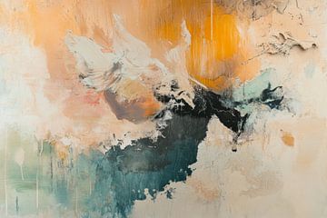 Abstract Vlucht in Warme Stroming Natuur en Beweging van Eva Lee