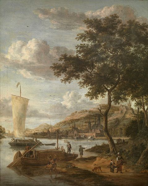 View of the Necker, Jacobus Storck by Masterful Masters