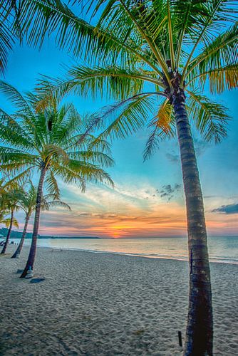 Coucher de soleil tropical