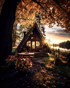 Haus in der Landschaft