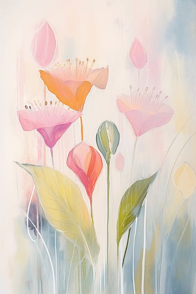 Botanical in pastel colours by Bert Nijholt