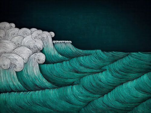 Marées turquoise sur Thea