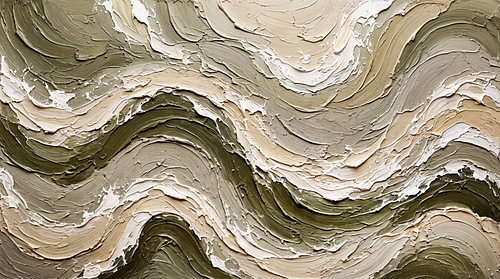 Structure marine « Japandi » en relief