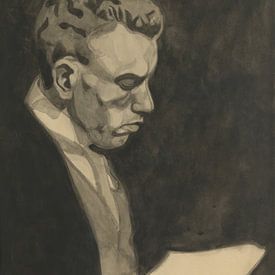 Léon Spilliaert - Portrait of my brother (1907) by Peter Balan