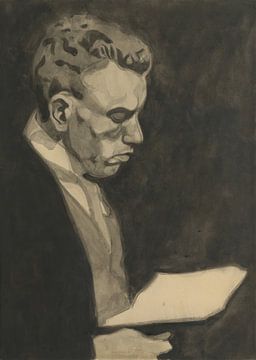 Léon Spilliaert - Portret van mijn broer (1907) van Peter Balan