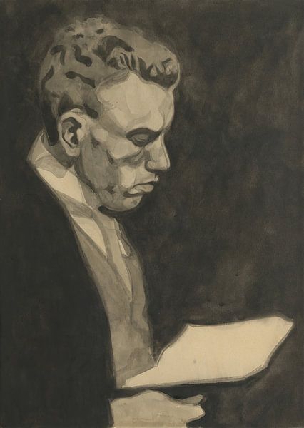 Léon Spilliaert - Portrait de mon frère (1907) par Peter Balan