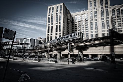 Chicagoer U-Bahn von VanEis Fotografie