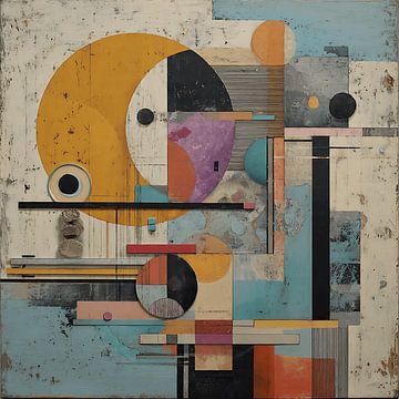 Tijdloze abstracte droomcollage