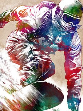 Snowboard Sport Kunst #snowboard