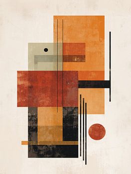 Tinten Retro – Warme Geometrische Abstract