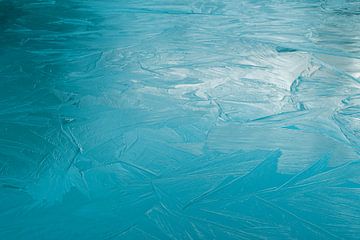 Blauwe ijsbloemen van Axel Weidner