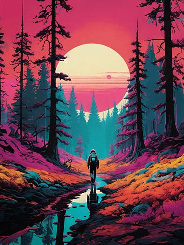 La marche de l'espace sur Vic Bomers