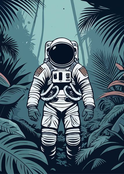 Jungle Astronaut by Rizal Azhari