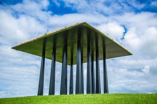 Digue de Wadden Ids Temple Wilemsma sur Berend Drent