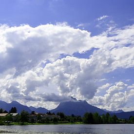 Hopfen am See in Allgäu Beieren Duitsland van Karl-Heinz Petersitzke