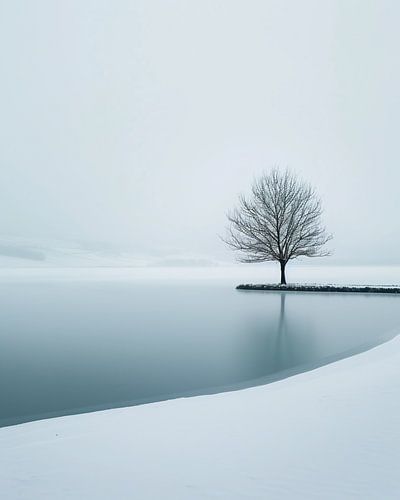 Winter, tree, loneliness