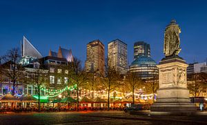 Abendfoto Plein in Den Haag 