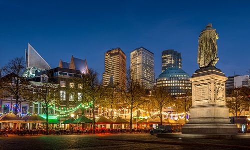 Evening photo Plein in The Hague  by Mark De Rooij