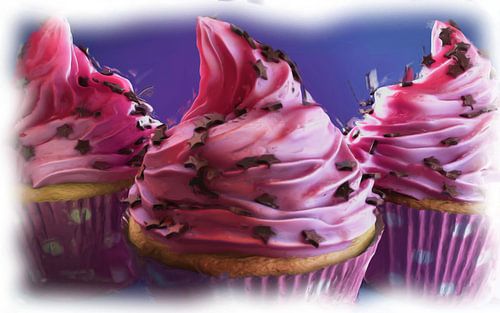 Pink cupcakes
