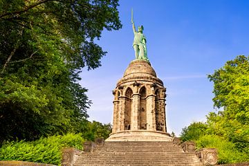Le monument Hermann près de Detmold sur Günter Albers