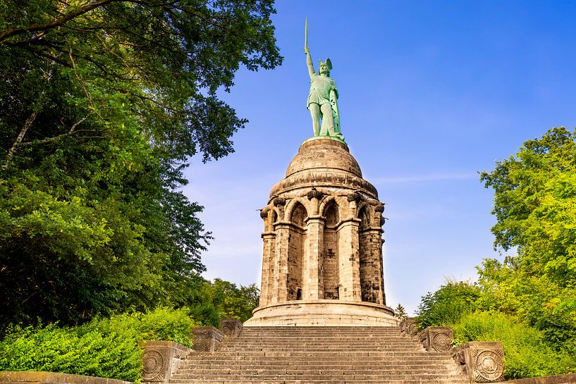 Het Hermann-monument bij Detmold van Günter Albers
