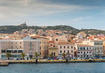 skyline of la maddalena on italian island by ChrisWillemsen