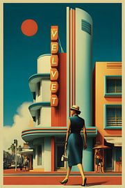 Miami Glamour vor dem Velvet Kino von Skyfall