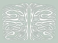 Life symmetries, white