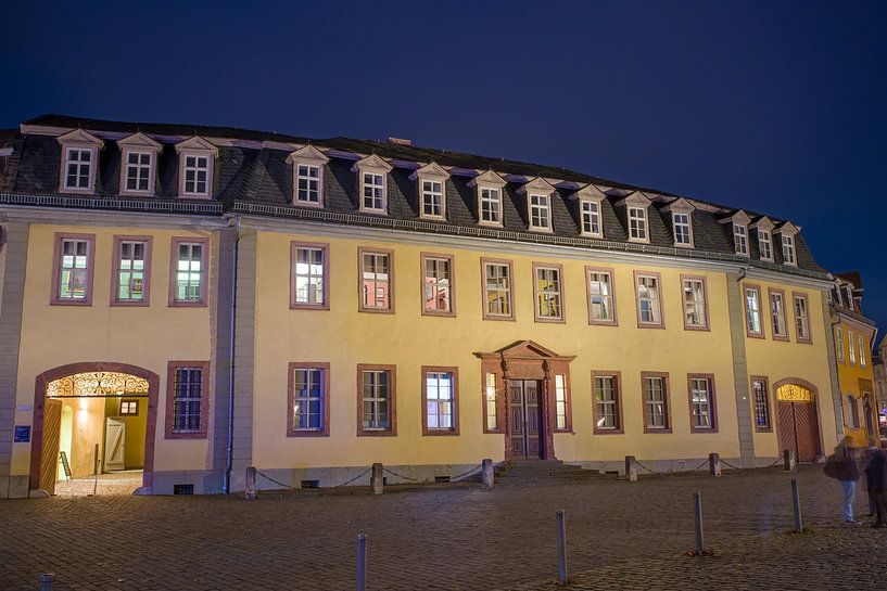 Weimar - Goethes Wohnhaus am Frauenplan am Abend von t.ART
