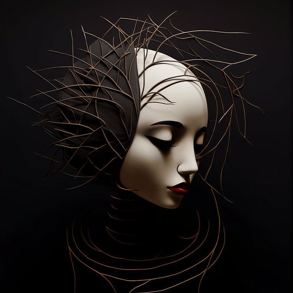 Elegant Crown of Serenity by Karina Brouwer