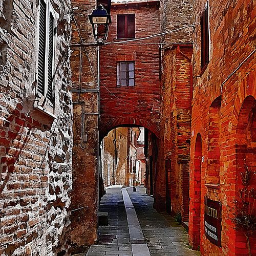 Binnen de stadsmuren Panicale 3