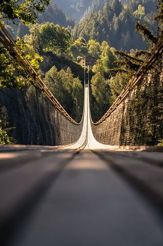 Hangbrug in Zwitserland