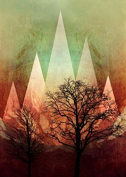 TREES under MAGIC MOUNTAINS I-A von Pia Schneider