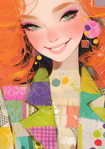 Vivid Smiles by Eye catching paintings