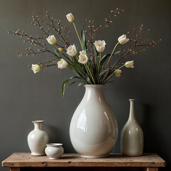 Still life with flowers by The Nudes Gallery
