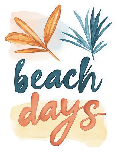 Beach Days von Treechild