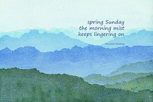 Spring Sunday haiku