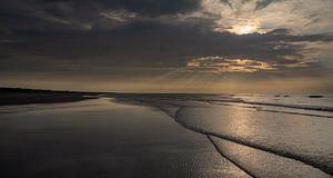 Coucher de soleil sur Ameland sur Bo Scheeringa Photography