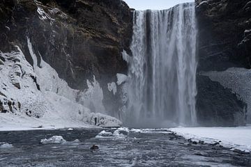 Skogafoss Wasserfall, Island, Europa