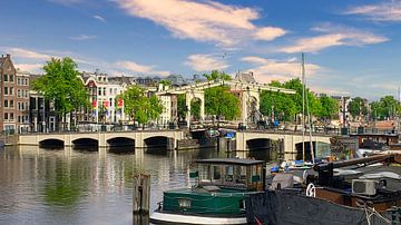 Magere brug, Amsterdam van Digital Art Nederland