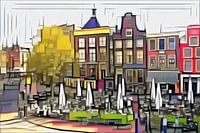 Die drei Schwestern von Groningen im Stil von Mondriaan