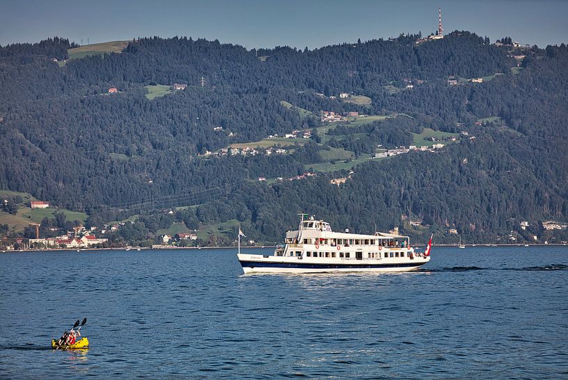 Bodensee Drei-Länder-Impression von Uwe Ulrich Grün