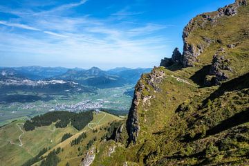 Uitzicht vanaf de Kitzbüheler Horn in de Tiroler Alpen