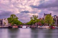 Amsterdam zicht op de Keizersgracht van Dennisart Fotografie thumbnail