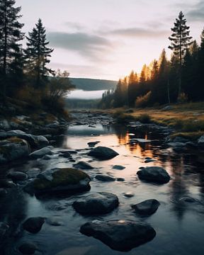 Ambiance automnale dans le parc national sur fernlichtsicht