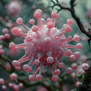 Fiktionaler Virus in Farbe