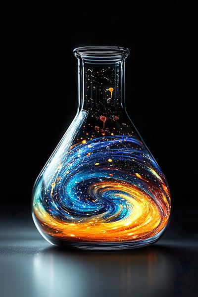Twisted coloured glassware by PixelPrestige