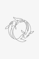 Koicarp Line Art
