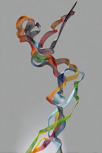 Interlaced Ribbon Ballerina