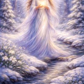 Himmlisches Winterlicht von Ivonne Fuhren-van de Kerkhof